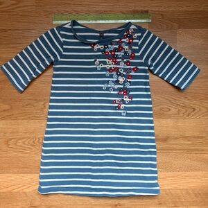Tea Collection Yumi Embroidered Flower 3/4 Sleeve Dress (size 5)